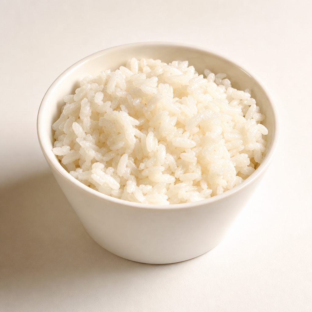 Steamed Rice.